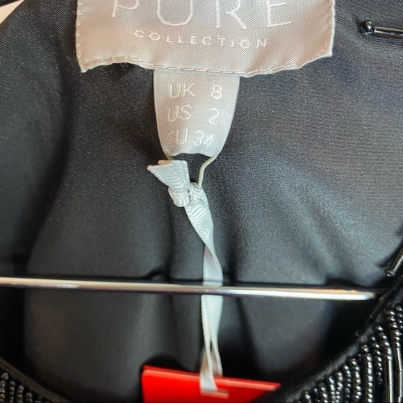 NWT Pure Collection Walpole Beaded Satin Silk Top - Picture 10 of 10